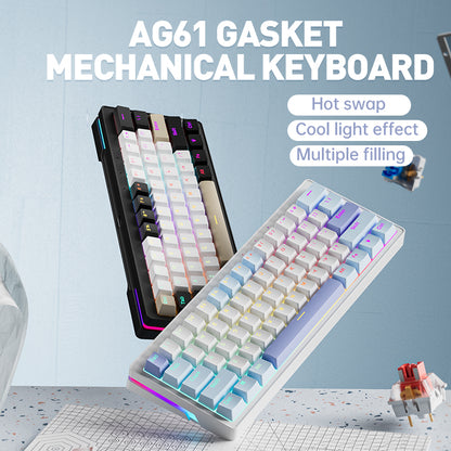 AG61 Gasket Side RGB streamer Mechanical Keyboard