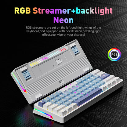 AG61 Gasket Side RGB streamer Mechanical Keyboard