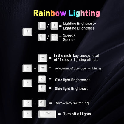 AG61 Gasket Side RGB streamer Mechanical Keyboard